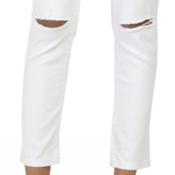 Artelier Nicole Miller Bleecker white Mid Rise Skinny Jeans size 27 4 - Picture 2 of 8